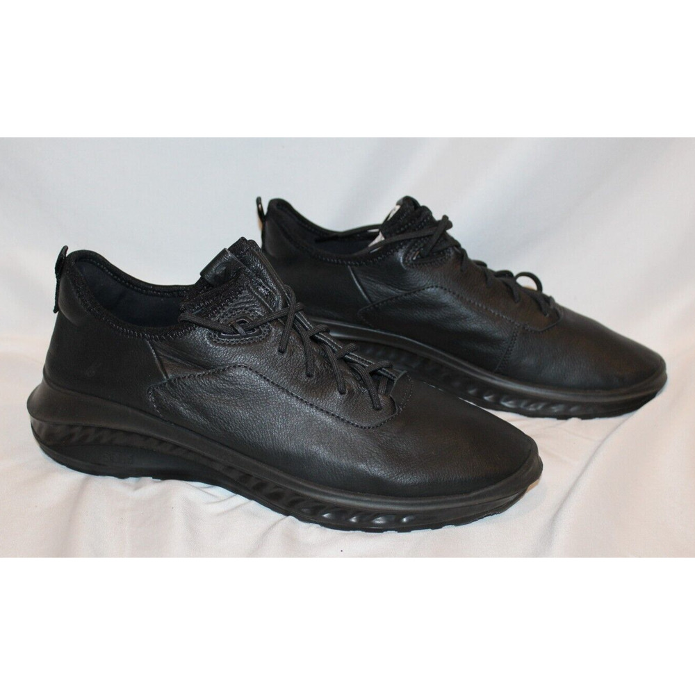 NEW‎ ECCO ST 360 Urban Leather Sneaker Dress Shoes Men's US 12-12.5 BLACK